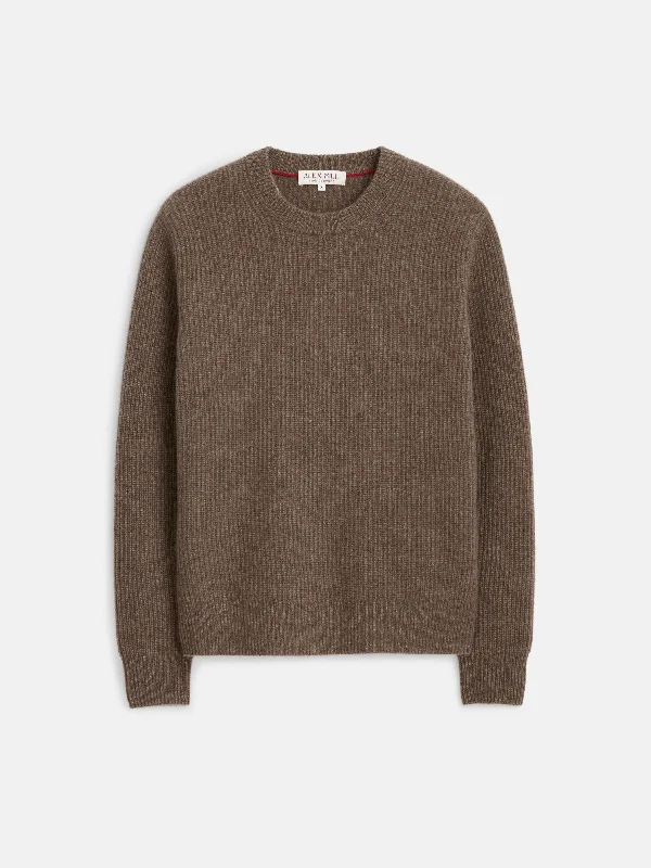 Jordan Sweater In Washed Cashmere Sleek Women's Metallic