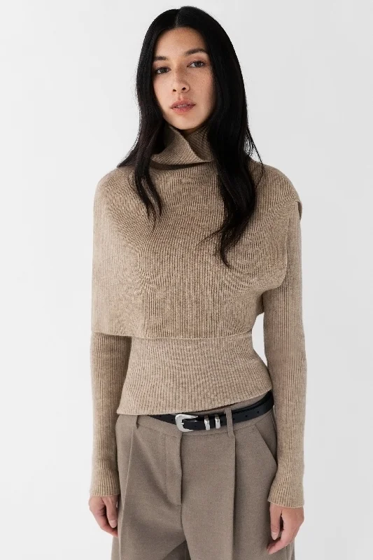 LAYERED KNIT TOP SHAWL SET Traditional Women's Wool