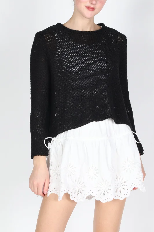 Maui Cropped Crew Cotton Feminine Women's Style 
