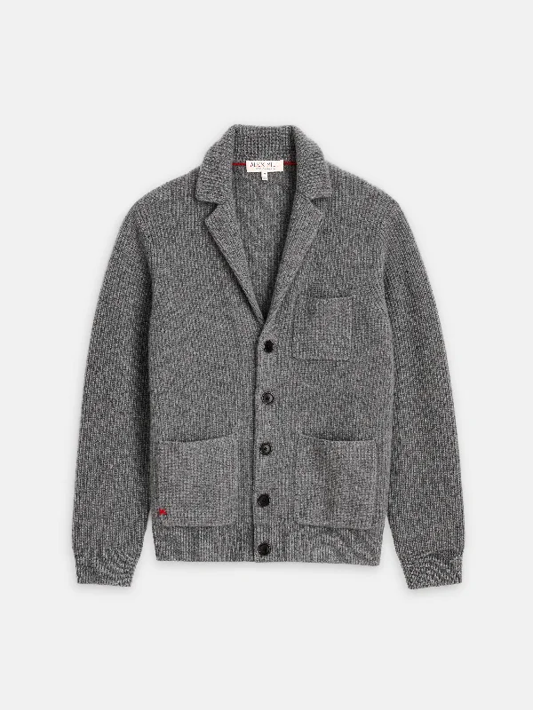 Mitchell Cardigan in Washed Cashmere Practical Women's Quick - dry
