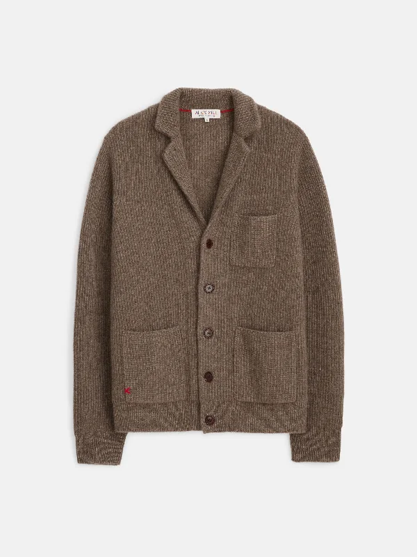 Mitchell Cardigan In Washed Cashmere Relaxed Women's Beachy