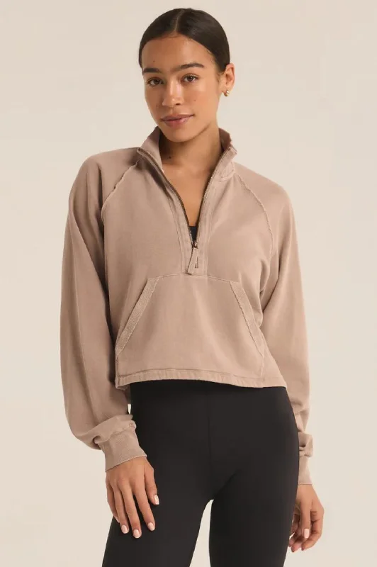 On The Run Half Zip Sweatshirt Practical Women's Multi - 