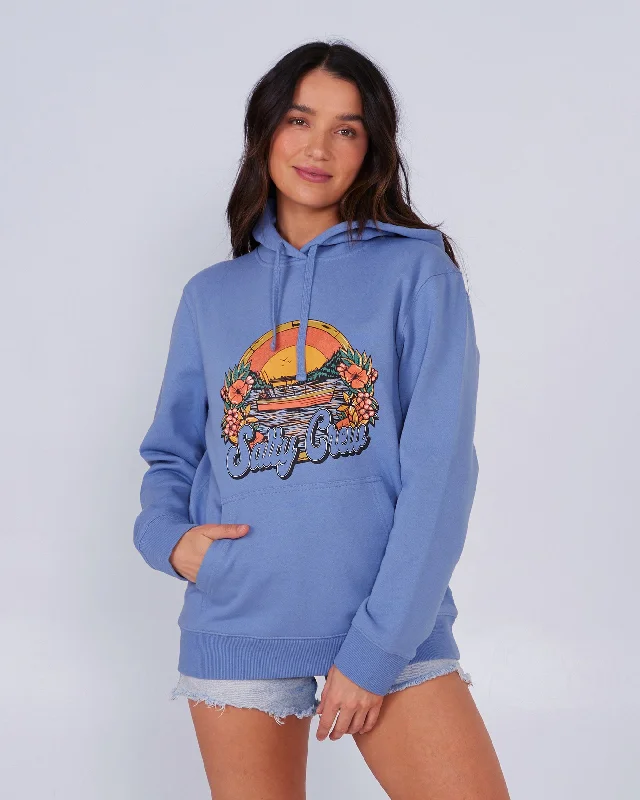 On Vacation Hoody - Blue Dusk Feminine Women's Style 