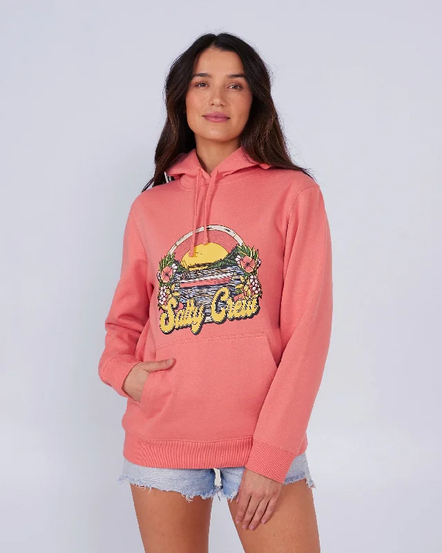 On Vacation Hoody - Blush Relaxed Women's 