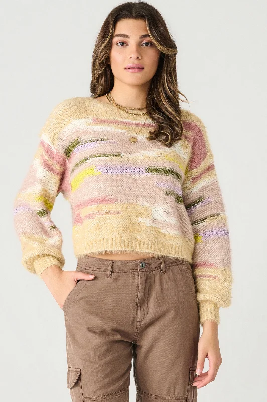 Rachel Space Dye Sweater Trendy Women's Oversized
