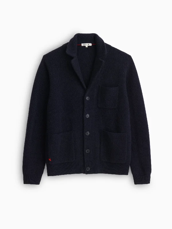 Mitchell Cardigan in Washed Cashmere Artistic Women's Hand - painted