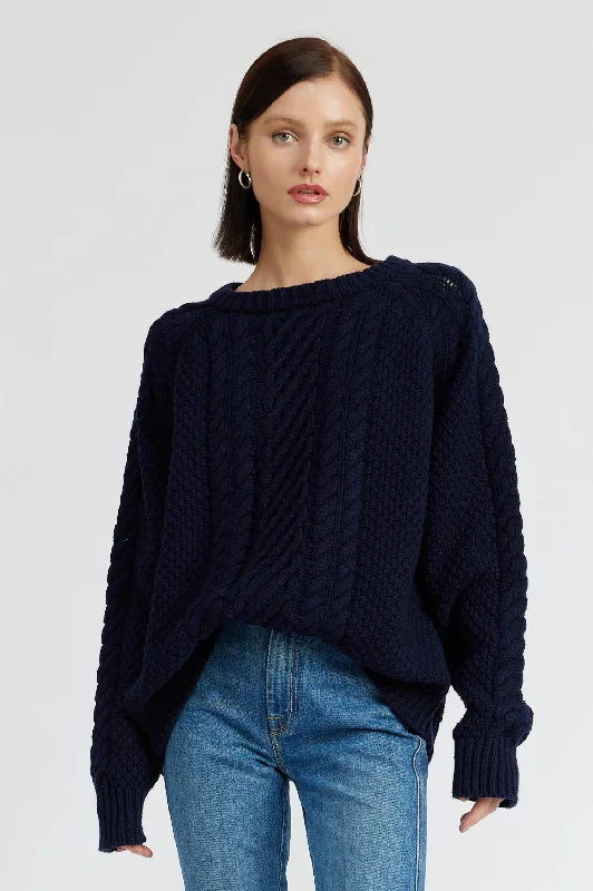 Spencer Cable Knit Sweater Refined Women's Velvet