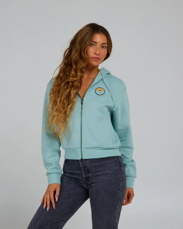 Sun Days Hooded Zip - Cloud Blue Athletic Women's 