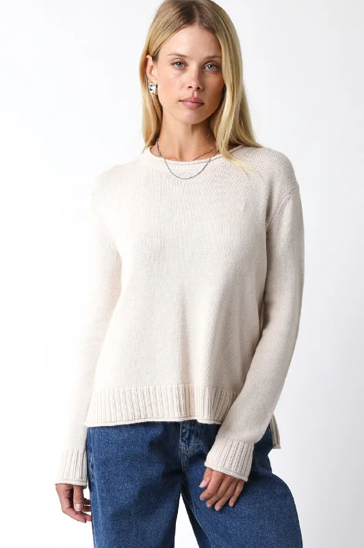 Tessa Sweater Sleek Women's Metallic