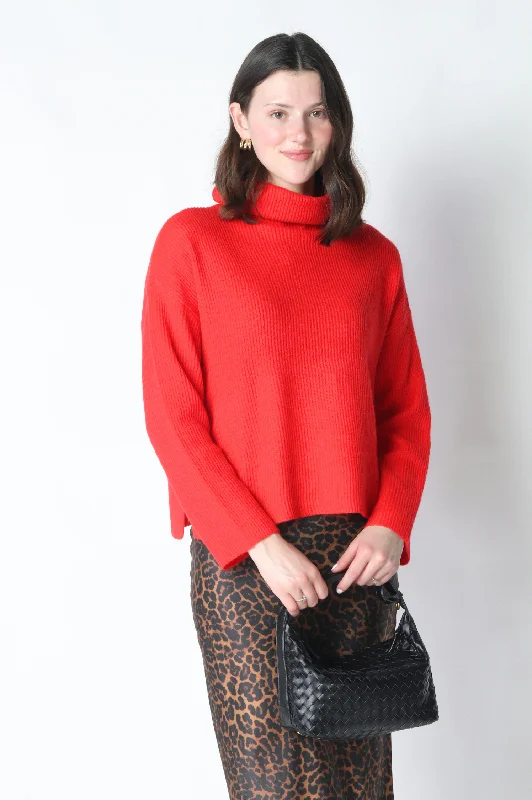 Xhosa Turtleneck Pullover Sophisticated Women's Tailored