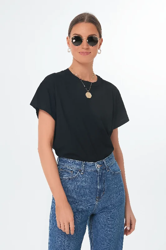 Black Presley Boyfriend Tee Monochromatic All - in - one