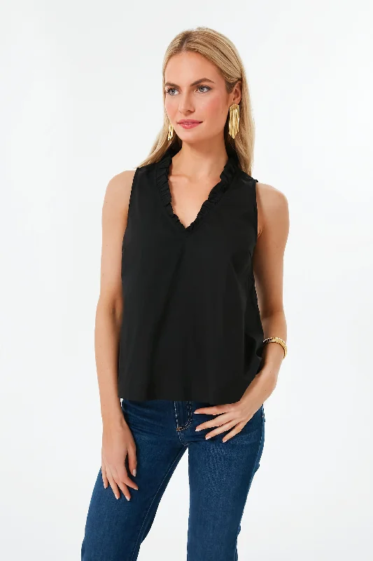 Black Veronica Top Rugged Women's Outdoor 