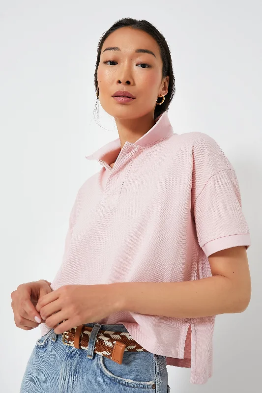 Pink Pique Holmes Boyfriend Polo Dynamic Women's High - energy