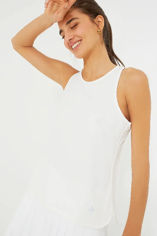 White Cane Ellen Racerback Tank Women